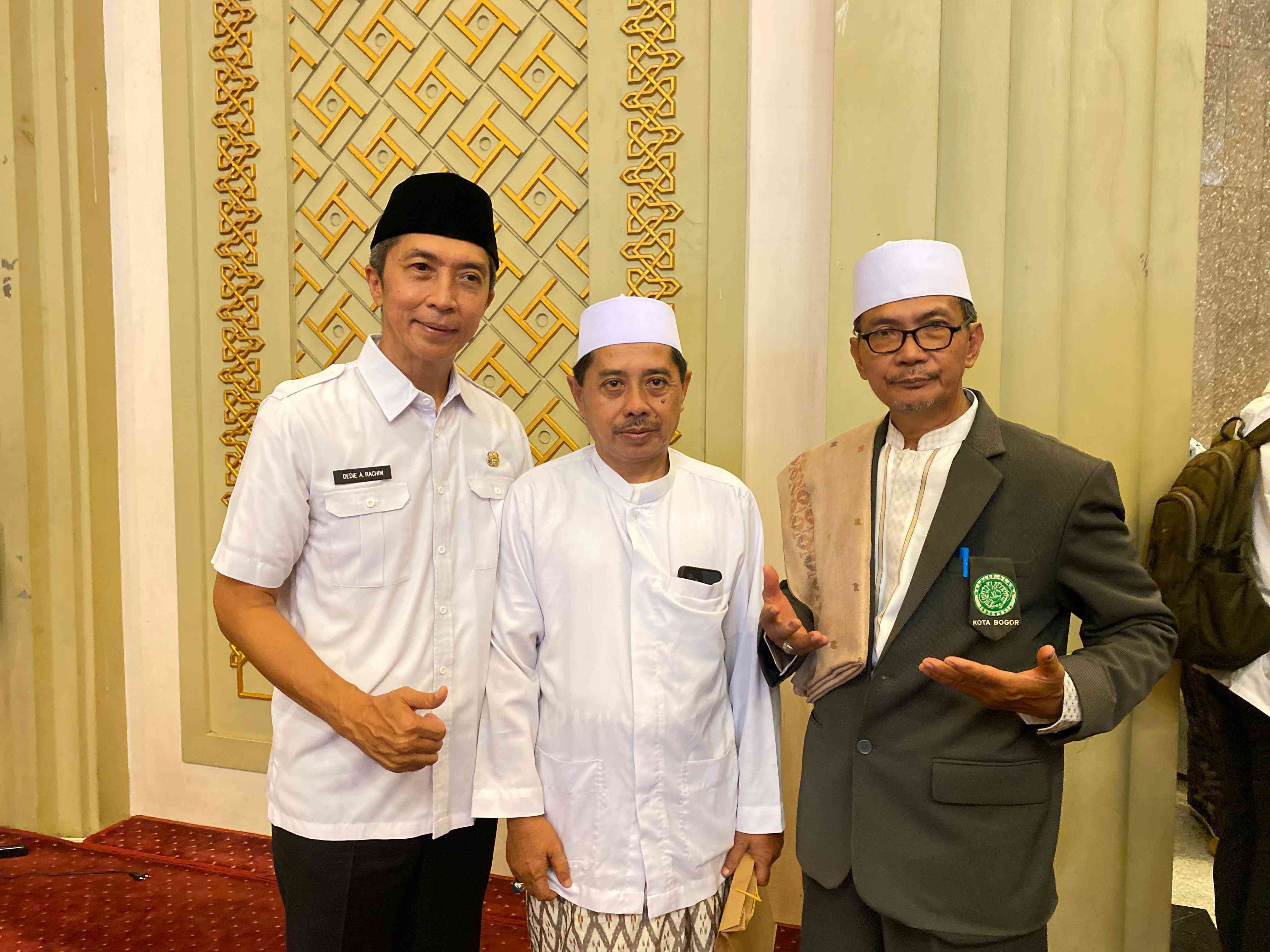 Dok. Kegiatan Silaturahmi Wakil Walikota, Dedie A. Rachim bersama Alim Ulama Kota di Masjid Raya,Rabu, (03/04/2024).