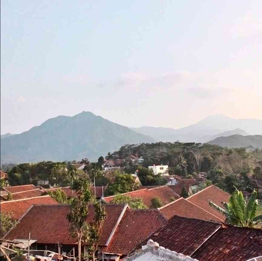 pemandangan belakang rumah dokpri