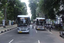 Layanan Biskita Trans Pakuan di Kota Bogor.(KOMPAS.COM/RAMDHAN TRIYADI BEMPAH)