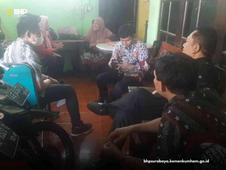 dok. Humas BHP Surabaya/BHP Surabaya selaku Wali Pengawas datangi kediaman Wali di Madiun