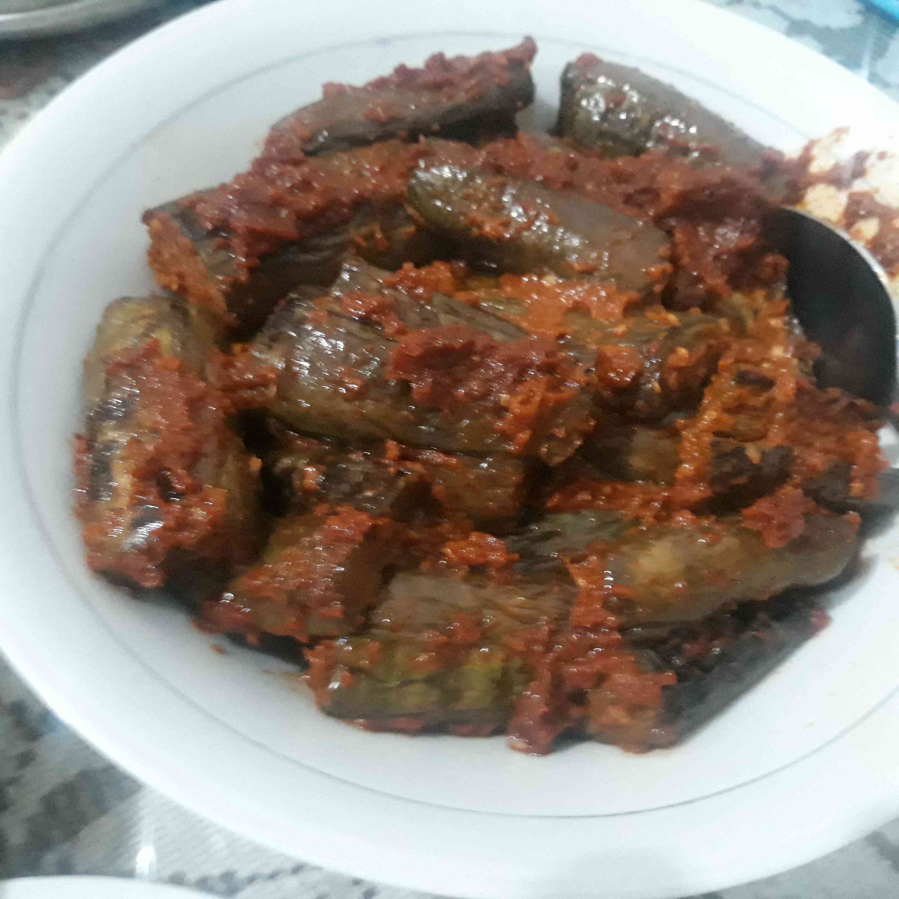 Sambal Balado Terung Ungu (Foto Dokpri). 