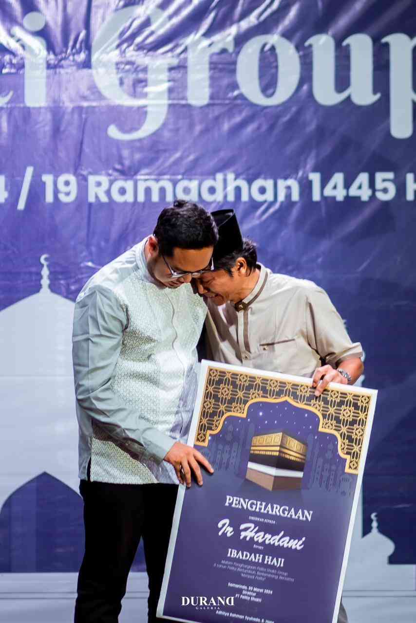 Salah satu karyawan mendapatkan apresiasi berupa ibadah haji. dokpri.