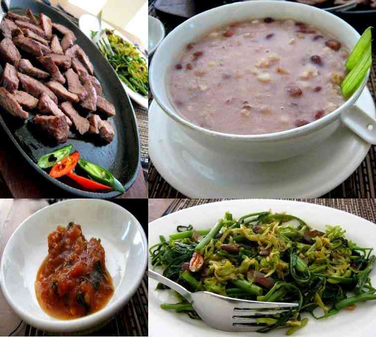 Jagung bose, sei, cah kangkung bunga pepaya dan sambal Luat Timor bisa dicoba untuk menu Lebaran (dok foto: ernisuyantimedikkonservasi.blogspot.com)