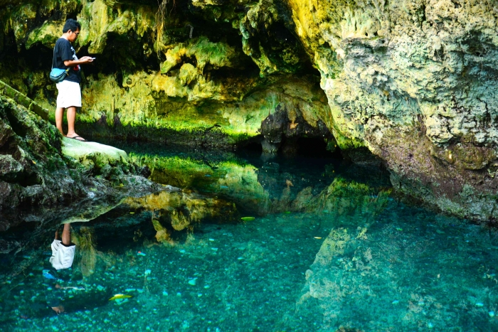 Telaga Kontamale di Wanci, Wangi-wangi, Wakatobi, Sulawesi Tenggara (Dokumentasi pribadi)