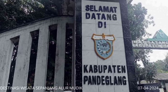 Ilustrasi Jalur Mudik Pandeglang 07.04.2024 / Foto Dokumentasi Pribadi