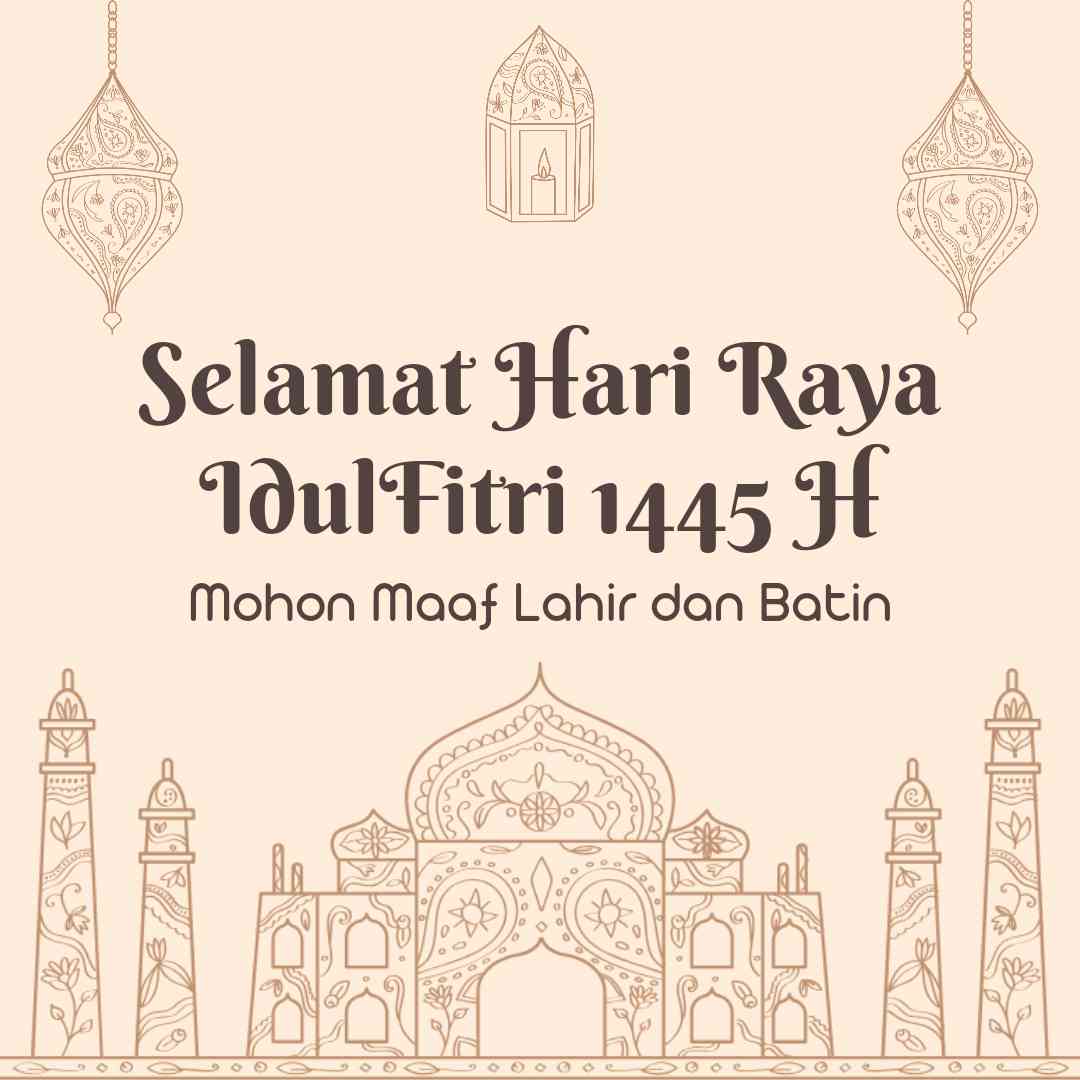 Selamat Hari Raya Idulfitri 1445 H. Dokpri edit Canva 