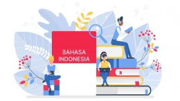 Ilustrasi penggunaan Bahasa Indonesia, sumber gambar: Kompas.com