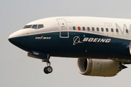 Pesawat Boeing 737 MAX (AP/ELAINE THOMPSON via ABC INDONESIA)