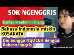 Konten kreator yang bilang Bahasa Indonesia miskin kosakata mendapatkan tanggapan dari warganet lainnya (dok foto: youtube.com/@tipsATM)