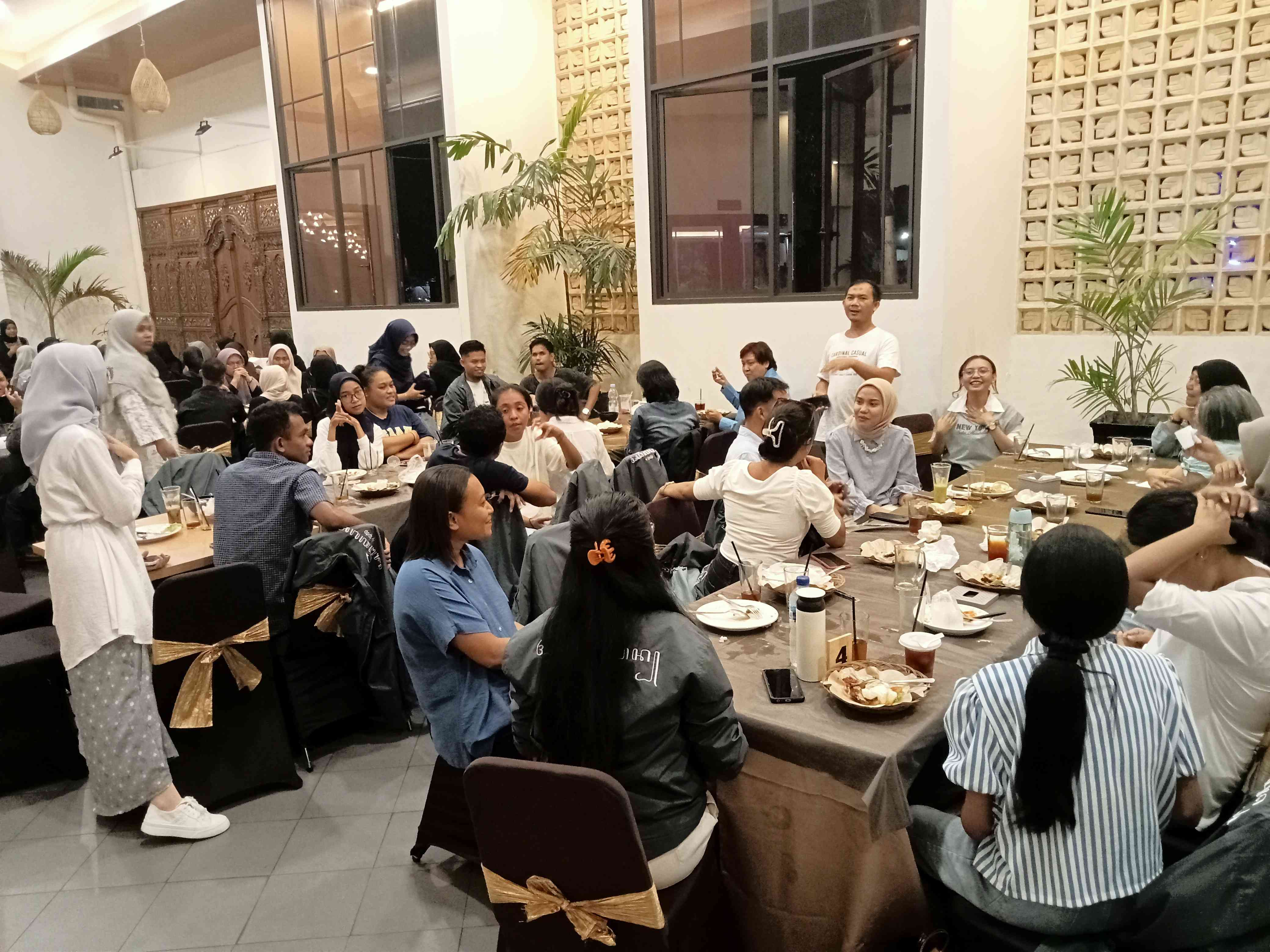 Suasana Bukber kelas A 8, satu dari sekian kelas Pengayaan LPDP Banch 1 LPDP 2024/Dok.pribadi