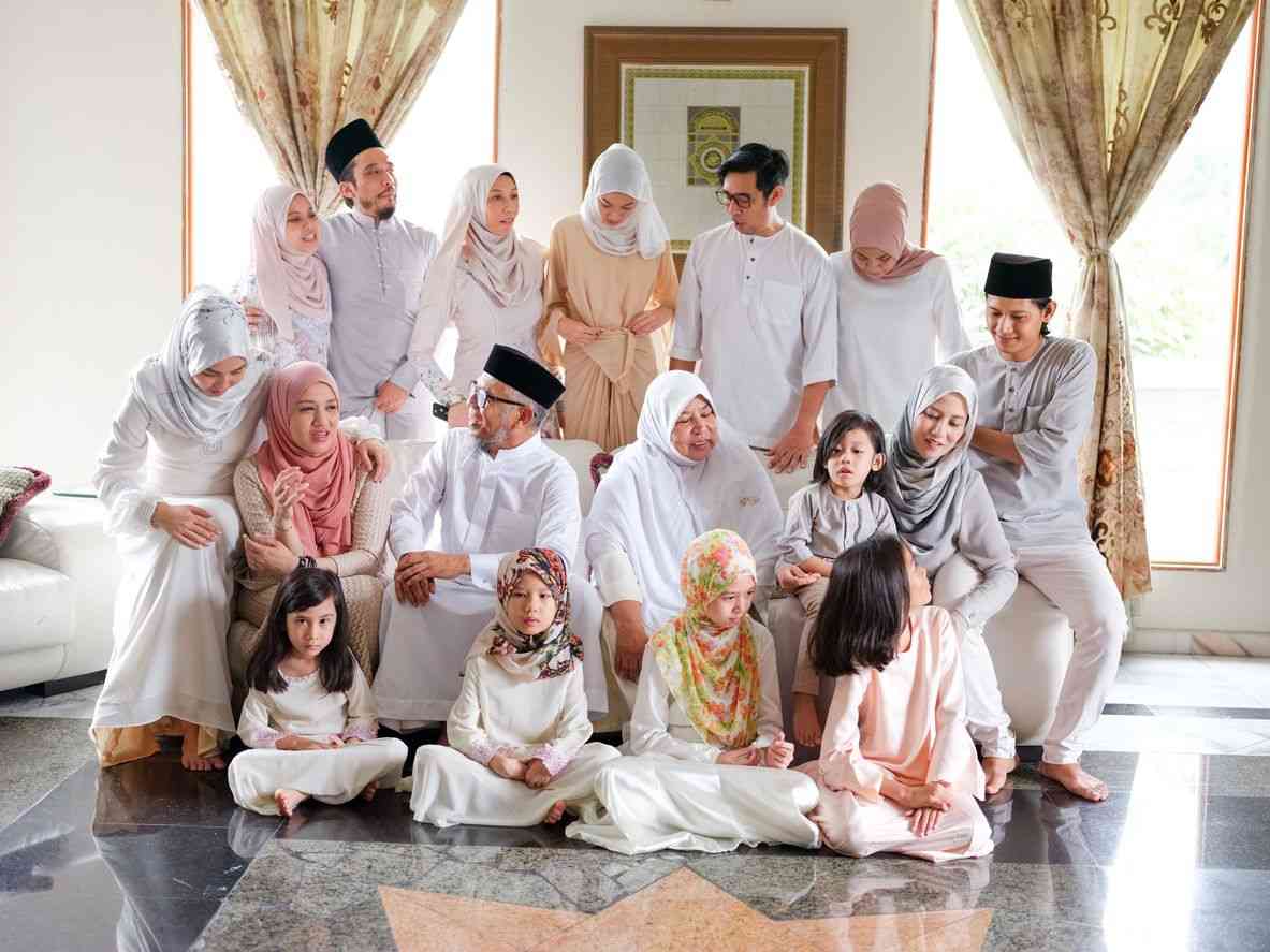 Lebaran bersama keluarga. (Sumber: kompas.com)