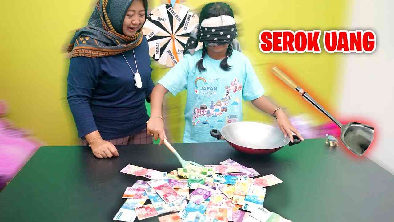 Game serok uang. (Sumber: YouTube/Rere Channel)