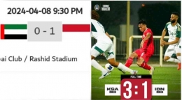 Gambat Timnas U-23 Vs Qatar/Instagram Timnas