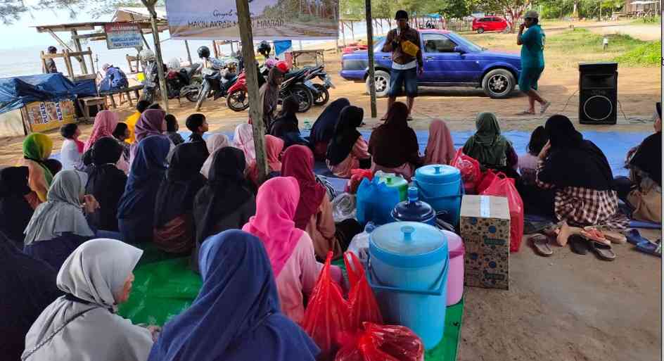 Bersama keluarga besar melakukan persiapan games keluarga-Dokpri