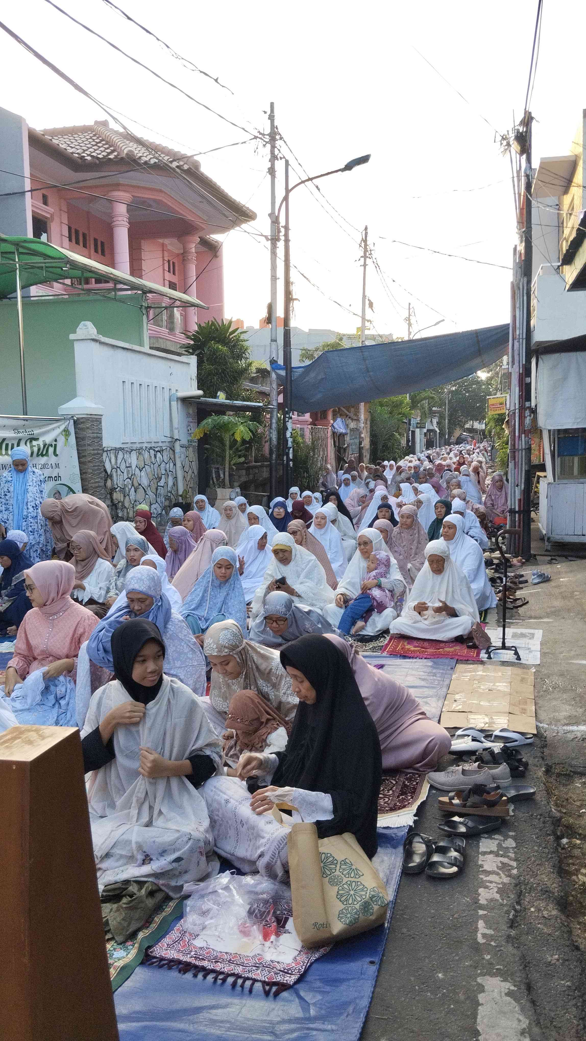 Suasana Shalat idul Fitri pagi (Dokpri)