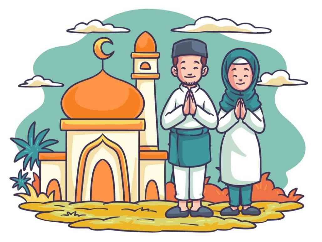 Ilustrasi Idul Fitri Saatnya Meminta Maaf dan Memaafkan (Foto: Freepik)