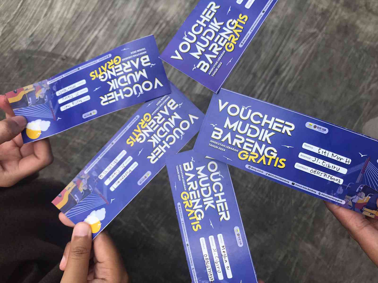 Voucher Mudik Bareng Gratis (foto: dok. Pribadi)