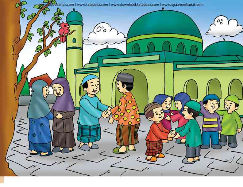 Ilustrasi Tradisi Saling Memaafkan Saat Lebaran (Sumber Gambar: kiprispdr.org)