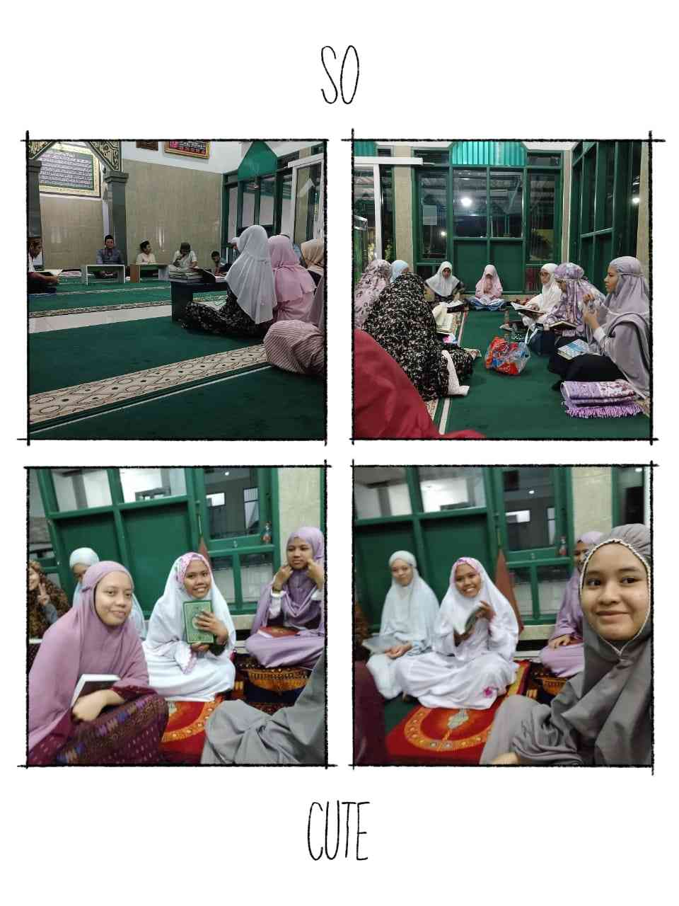 Gambar 2. Acara Khataman Al-Qur'an dan Tadarus Al-Qur'an di Masjid Al Asri Pondok Ngaliyan Asri Semarang (Dokpri)