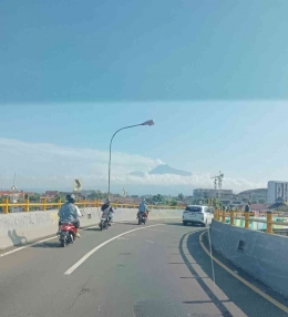 Suasana di jalan layang Yogyakarta menuju Janti (dokpri)