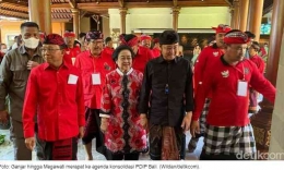Ilustrasi agenda egawati dalam konsolidasi PDIP di Bali (Sumber: Detik.com)