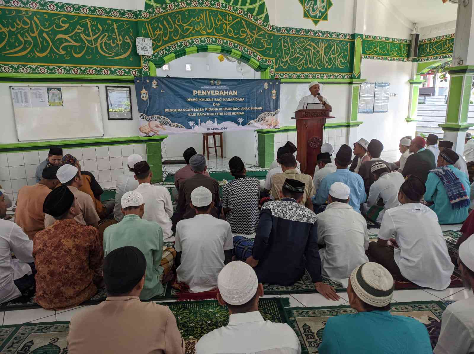 Lapas Kelas IIB Slawi Gelar Sholat Idul Fitri Dan Serahkan Remisi Hari ...