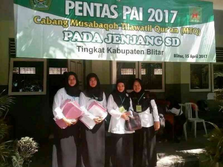 Panitia Pentas PAI Kabupaten Blitar tahun 2017 | Sumber gambar: Siti Nazarotin 
