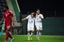 Timnas U23 Indonesia saat tengah bertanding melawan Uni Emirat Arab menjelang Piala Asia U23 2024. (Dok. PSSI via Kompas.com)