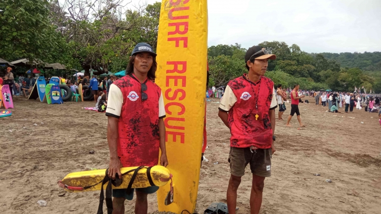Badan Penyelamat Wisata Tirta (Balawista) Pantai Pangandaran/dok. pri