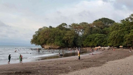 Kondisi Pantai Batu Karas H+6 Lebaran | Foto: Sabila Putri