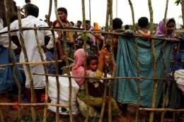 Terlihat Para Pengungsi dari Rohingya (www.antaranews.com)