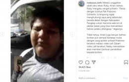 Bocah penjual gorengan yang dibully dapat beasiswa dari ajudan Prabowo (Instagram)