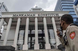 Gedung Mahkamah Konstitusi RI yang beralamat di Jalan Medan Merdeka Barat No. 6 Jakarta Pusat. f:News-Republika.