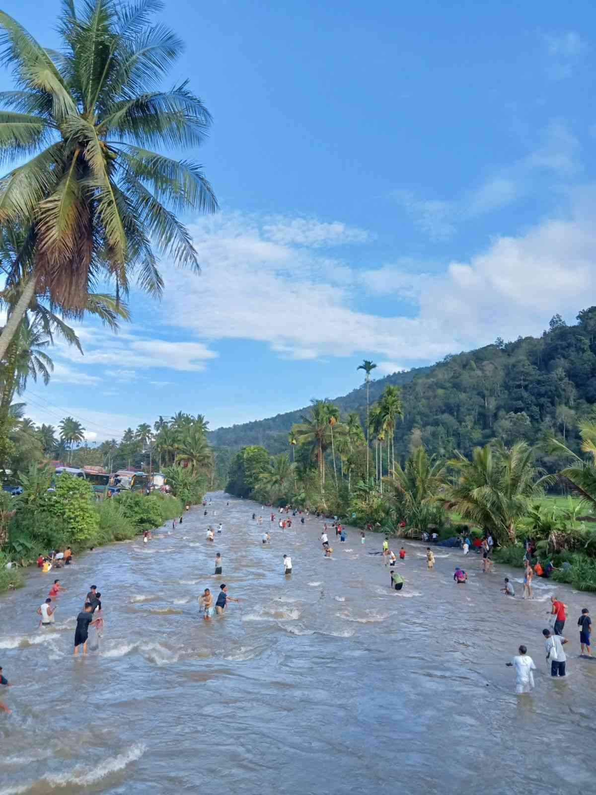 Acara Lubuk Larangan di Desa Tamiang, Kecamatan Kotanopan, Kabupaten Mandailing Natal (11/04/2024) , dokpri