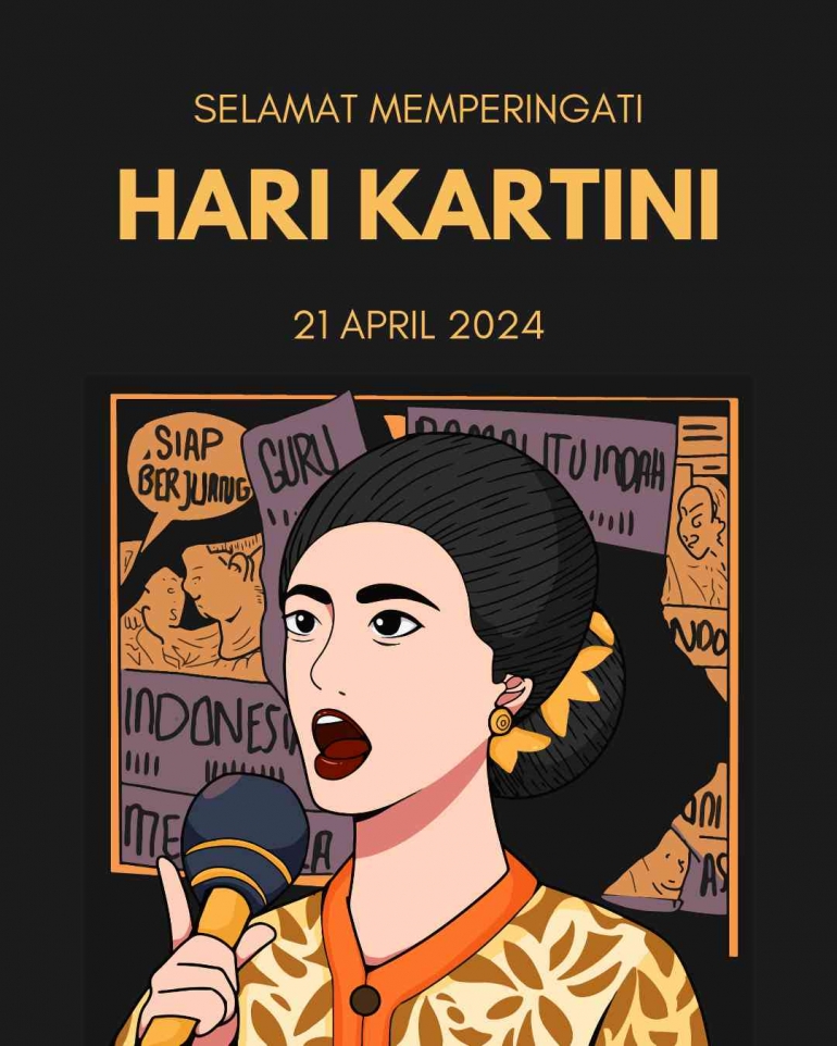 Hari Kartini (sumber: diolah dari Canva) 