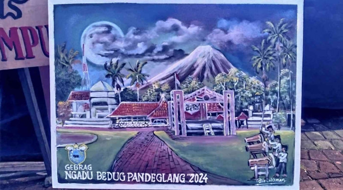 Ilustrasi Gebrag Ngadu Bedug Pandeglang 2024 / Foto Dokumentasi Pribadi