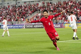 (Witan Sulaeman/Pencetak Gol Kedua Timnas Indonesia U-23 Dok: bola.okezone.com)