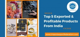 Lima produk India yang paling menguntungkan untuk ekspor ke luar negeri. | Sumber: importexportfederation.com