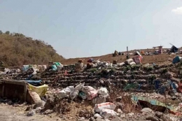Tumpukan sampah di TPA Piyungan Kabupaten Bantul. Antara - Hery Sidik