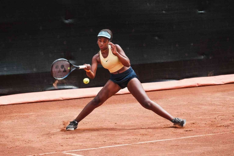 Tyra Caterina Grant, 16 tahun, petenis termuda Madrid Open 2024. (sumber foto: GoNews)