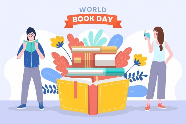 Hari Buku Sedunia (Sumber Gambar: Freepik)