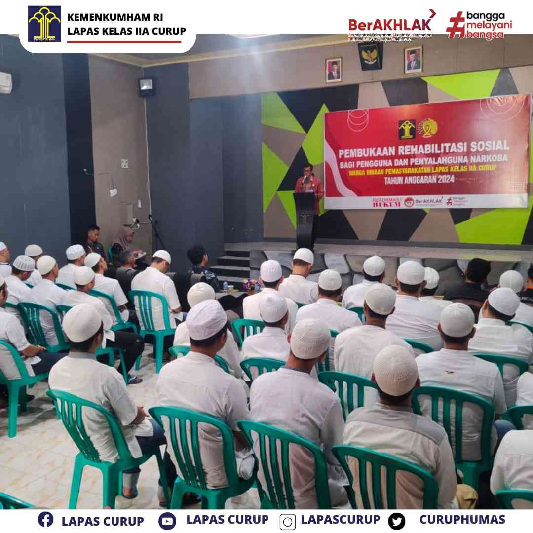 Resmi! Lapas Curup Buka Program Rehabilitasi Narkotika Untuk Warga ...