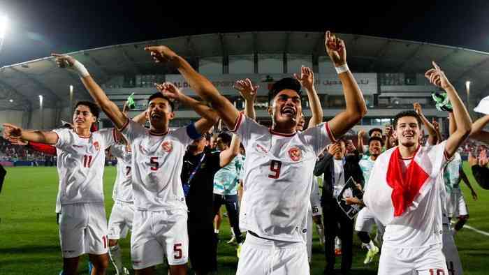 Timnas Indonesia U23. Foto: Getty Images/Zhizhao Wu