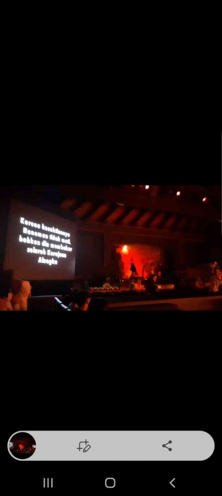 Hanoman tidak terbakar (dokpri)