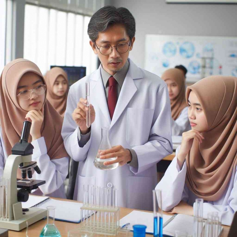 Memperkenalkan praktik pembelajaran yang berfokus pada kebutuhan individual setiap murid, pada pembelajaran berdiferensiasi (dok: bing/AI)
