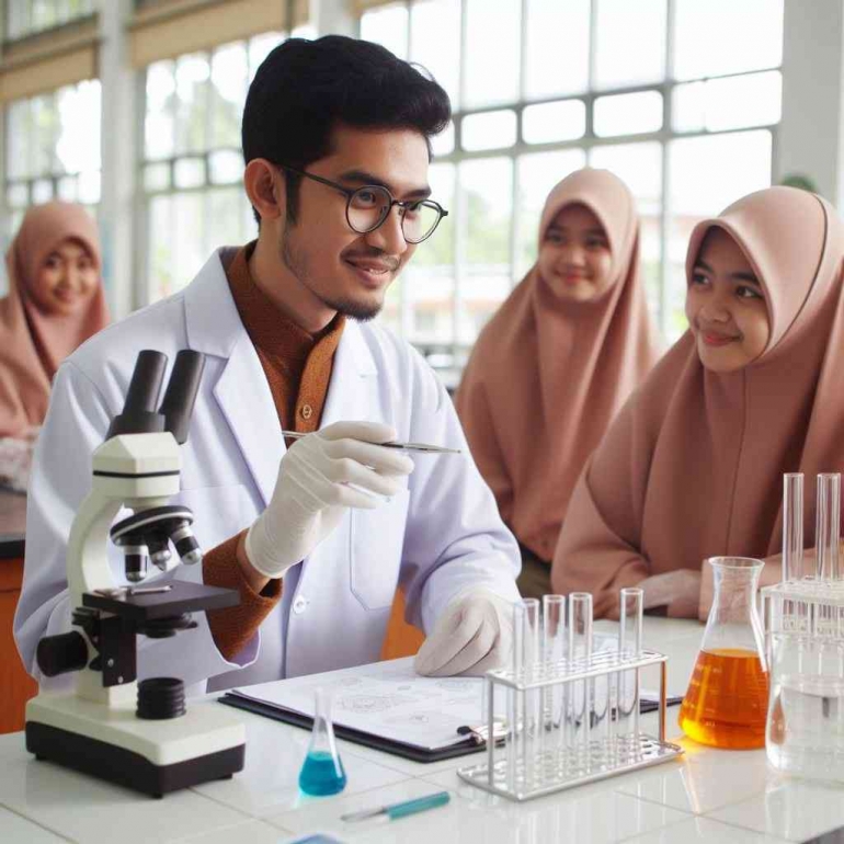 Memperkenalkan praktik pembelajaran yang berfokus pada kebutuhan individual setiap murid, pada pembelajaran berdiferensiasi (dok: bing/AI)