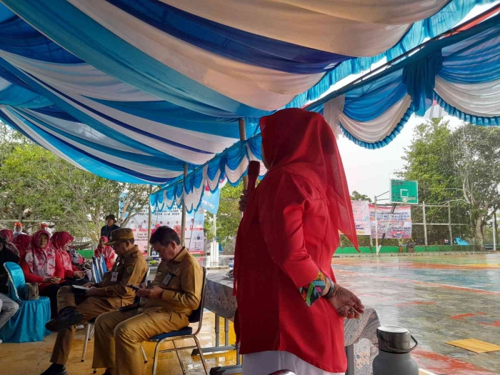 Sambutan kepsek SMP 5 PPU (dokpri)