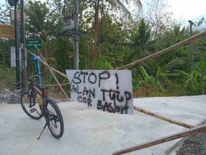 Jangan dilanggar. | Dokumen pribadi