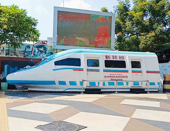 Shinkansen, miniatur kereta cepat dari Jepang (dokpri)
