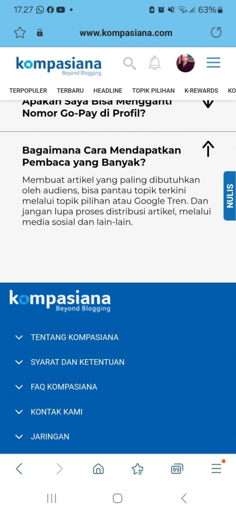 Input sumber gambar kompasiana